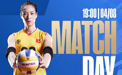 Link trực tiếp bóng chuyền SEA V.League ngày 4/8: Việt Nam đại chiến Thái Lan