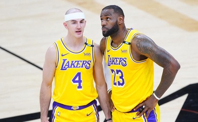 Có sự nghiệp tại NBA, “Mamba hói” Alex Caruso gửi lời cảm ơn đặc biệt đến LeBron James