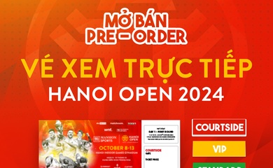 Mở cổng đặt trước vé Hanoi Open Pool Championship 2024