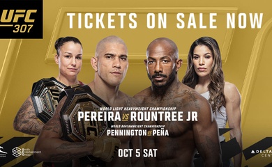 Lịch thi đấu UFC 307: Alex Pereira vs. Khalil Rountree Jr