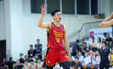 Nguyễn Huỳnh Phú Vinh cùng Saigon Heat lập kỷ lục 3 điểm ở VBA Finals 2024