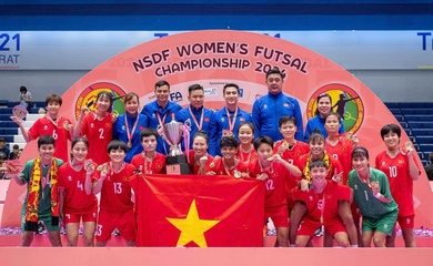 Futsal nữ Việt Nam vô địch ngay trên đất Thái Lan