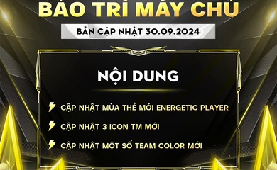 Bảo trì FC Online hôm nay 30/9, cập nhật mùa 24EP đến mấy giờ?