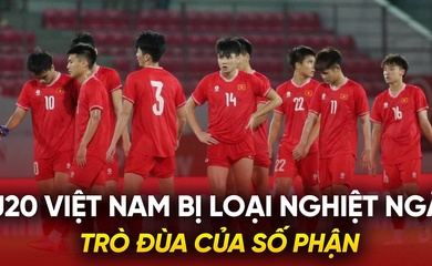 U20 Việt Nam bị loại nghiệt ngã: Trò đùa của số phận