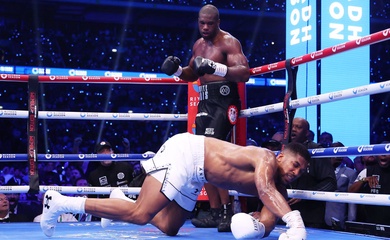 Anthony Joshua tụt hạng thê thảm sau trận thua Daniel Dubois