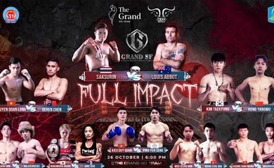 Nguyễn Doãn Long đối đầu võ sĩ Úc tại sự kiện võ thuật Grand Strikeforce Vol 1: Full Impact