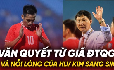 Văn Quyết từ giã ĐTQG và nỗi lòng của HLV Kim Sang Sik