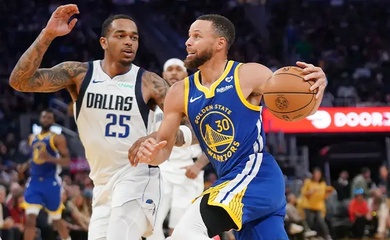 Stephen Curry chấn thương ngón tay, làm hỏng kế hoạch của HLV Steve Kerr và Golden State