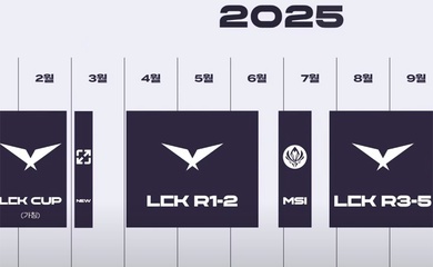 Thể thức thi đấu LCK 2025: Fearless Draft được áp dụng