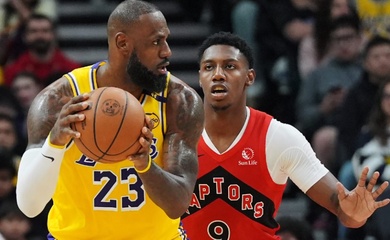 LeBron James tiếp tục sắm vai "hung thần Toronto", Los Angeles Lakers tìm lại cảm giác chiến thắng