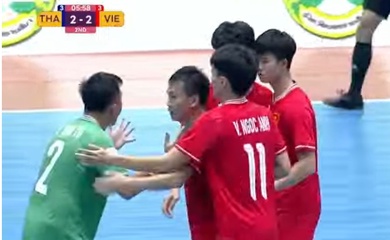 Công Viên tỏa sáng, futsal Việt Nam thắng sốc trước Thái Lan