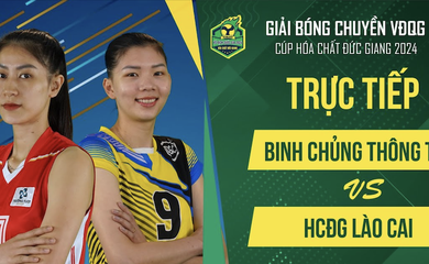 Link trực tiếp giải bóng chuyền VĐQG ngày 7/11: Nảy lửa BTL Thông Tin vs Hoá chất Đức Giang