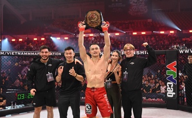 Kamil bảo vệ đai trước Jovidon Khojaev tại LION Championship 20