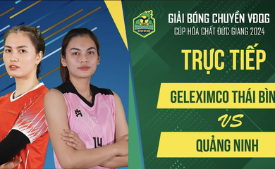 Link trực tiếp giải bóng chuyền VĐQG ngày 11/11: Geleximco Thái Bình vs Quảng Ninh