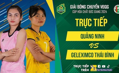 Link trực tiếp giải bóng chuyền VĐQG ngày 14/11: Geleximco Thái Bình vs Quảng Ninh