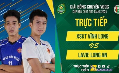 Link trực tiếp giải bóng chuyền VĐQG ngày 22/11: XSKT Vĩnh Long vs Lavie Long An