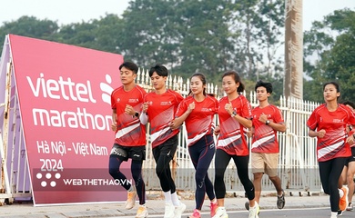 Dàn sao điền kinh Việt Nam "hâm nóng" giải Viettel Marathon Việt Nam 2024