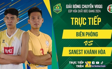 Link trực tiếp giải bóng chuyền VĐQG ngày 24/11: Rực lửa Biên Phòng vs Sanest Khánh Hoà