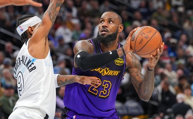 LA Lakers ghi ít điểm nhất dưới thời LeBron James, thua đậm Minnesota Timberwolves