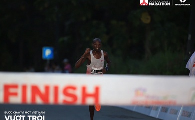 Edwin Kiptoo giữ vững ngôi vương tại Giải Marathon Quốc tế TP.HCM Techcombank 2024