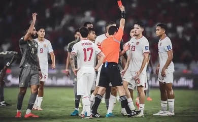 Trọng tài bắt trận Việt Nam vs Singapore: Sự nghiệp rút 1 thẻ đỏ, dành đến cầu thủ Indonesia