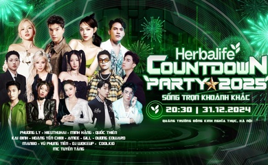 Cùng “đu” các anh trai và chị đẹp siêu hot tại Herbalife Countdown Party 2025 giữa lòng Hà Nội