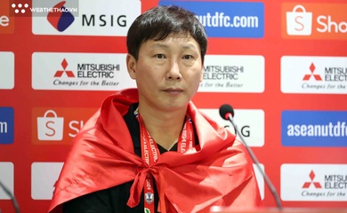 HLV Kim Sang Sik hạnh phúc với chức vô địch AFF Cup 2024