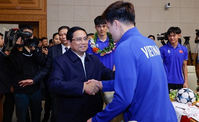 Thủ tướng gặp mặt chúc mừng tuyển Việt Nam vô địch ASEAN Cup 2024