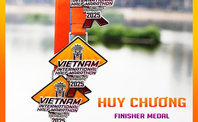 Công bố huy chương hoàn thành của Vietnam International Half Marathon 2025 powered by Herbalife 