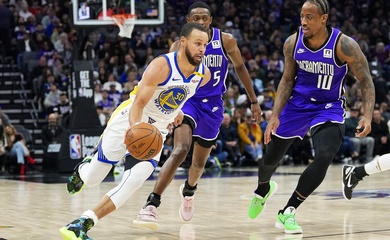 Ném 22 quả 3 điểm vẫn thua ngược dòng, Golden State Warriors rơi ra khỏi top-10 BXH miền Tây