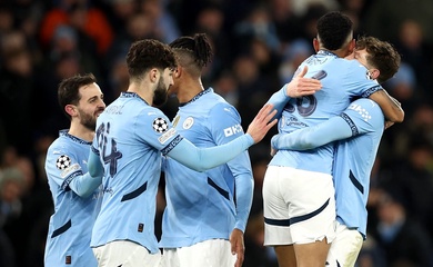 Bảng xếp hạng Champions League 2024/25: Man City thoát hiểm