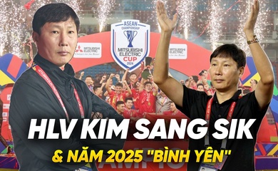 HLV Kim Sang Sik và năm 2025 “bình yên”