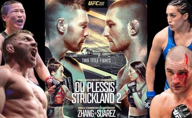 Trực tiếp UFC 312: Du Plessis vs Strickland 2, Zhang vs Suarez