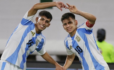 Bảng xếp hạng giải U20 Nam Mỹ mới nhất: Argentina và Brazil dẫn đầu