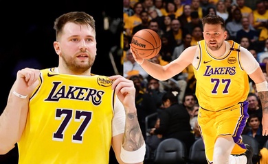 Luka Doncic ra mắt Los Angeles Lakers, đại thắng cùng LeBron James và đội bóng mới