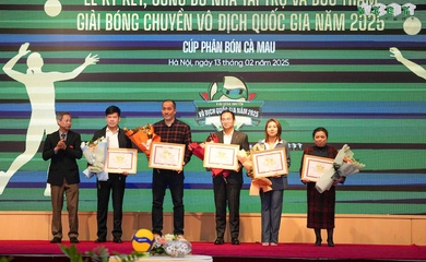 Nỗ lực đóng góp cho bóng chuyền Việt Nam, Vietcontent nhận bằng khen từ Uỷ ban Olympic