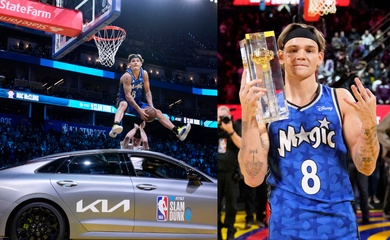 Xem ngay: Bay qua ô tô úp rổ, Mac McClung thắng thuyết phục NBA Slam Dunk Contest 2025