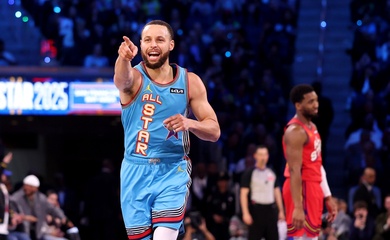 Kết quả NBA All-Star 2025: Đội hình "anh già" Stephen Curry, LeBron James cùng các đổng đội vô địch