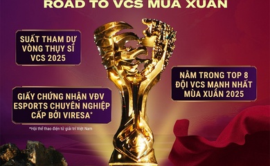 VCS Mùa Xuân 2025: Danh sách đội tham dự