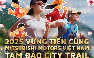 Thử thách giới hạn, vững tiến mỗi hành trình với Mitsubishi Motors Việt Nam - Tam Đảo City Trail 2025