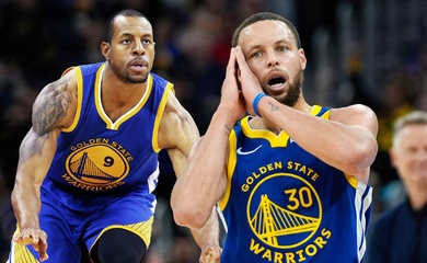 Stephen Curry ghi 30 điểm, cùng Golden State Warriors đại thắng ngày treo áo cựu NBA Finals MVP