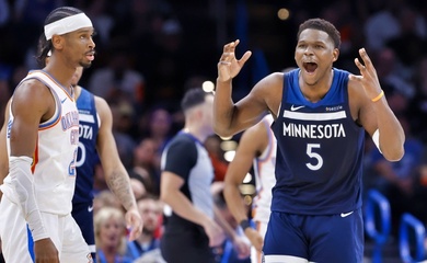 Thắng ngược dòng OKC Thunder từ cách biệt 24 điểm, Minnesota Timberwolves đi vào lịch sử NBA