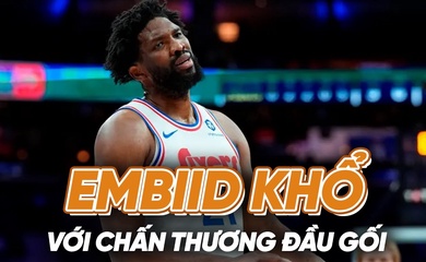 Joel Embiid: Khi MVP khổ sở với cái đầu gối đầy rẫy chấn thương