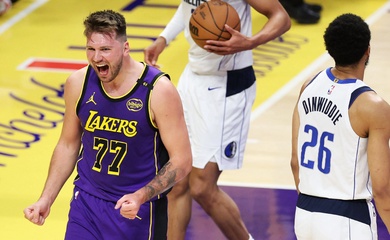 Luka Doncic "phục thù" thành công Dallas Mavericks, đi vào lịch sử Lakers với triple-double