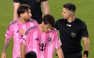 MLS phạt Messi và Luis Suarez vì túm cổ đối thủ