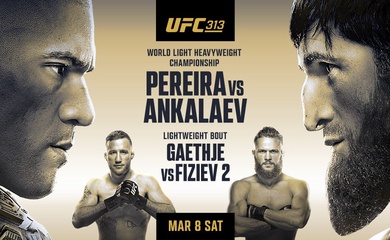 Lịch thi đấu UFC 313: Alex Pereira vs. Magomed Ankalaev