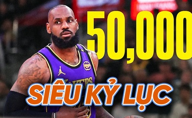 Siêu kỷ lục 50.000 điểm và những thống kê vô tiền khoáng hậu của LeBron James