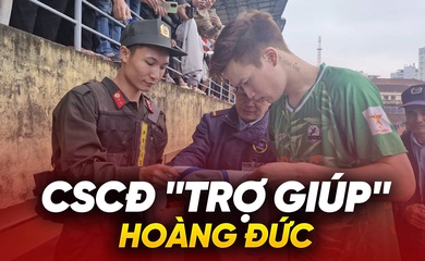 CSCĐ "trợ giúp" Hoàng Đức trước sự phát cuồng của khán giả Huế