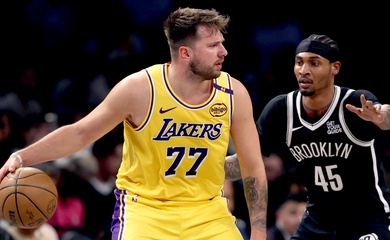 Luka Doncic có triple-double, LA Lakers vẫn gục ngã trước đội hạng 12 miền Đông