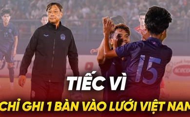 Tiếc nuối của HLV Campuchia sau thất bại trước Việt Nam